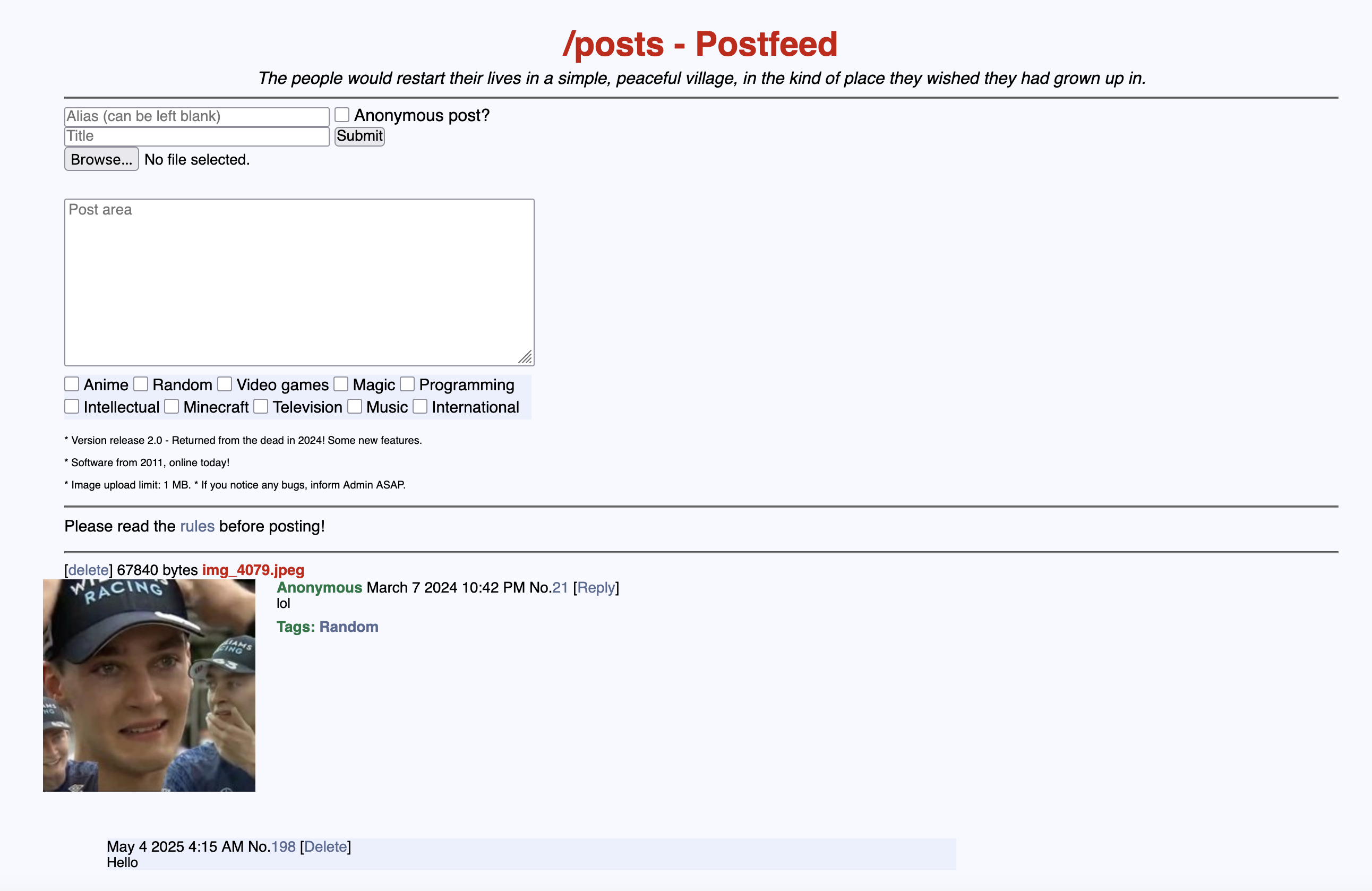 SSChan Screenshot